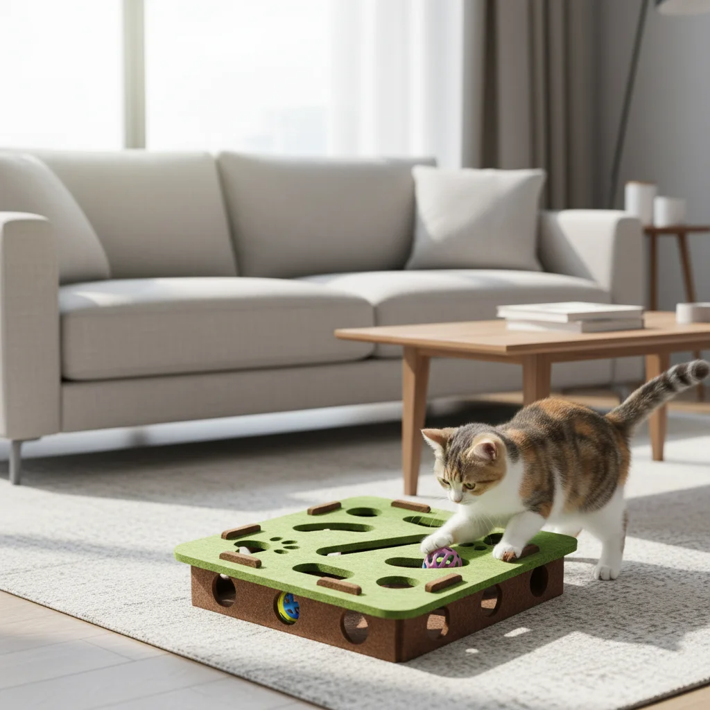 Interactive Cat Puzzle Toy