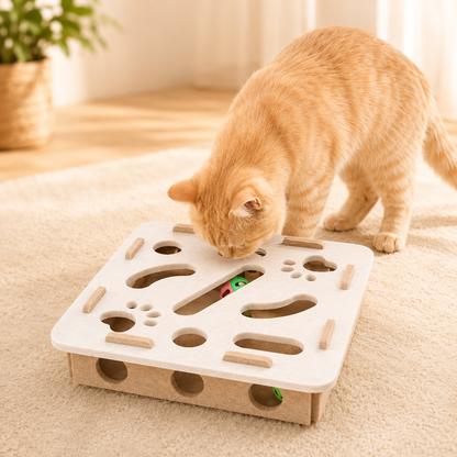 Interactive Cat Puzzle Toy