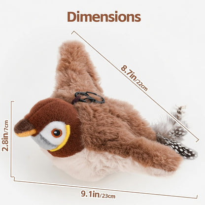 Electric Bird Cat Toy with Catnip
