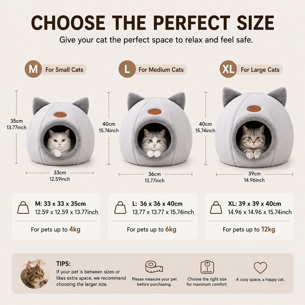 Cat Head Cozy House