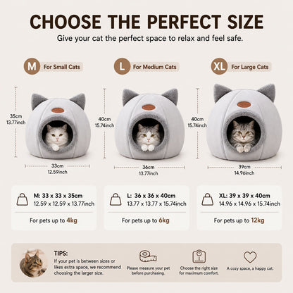 Cat Head Cozy House