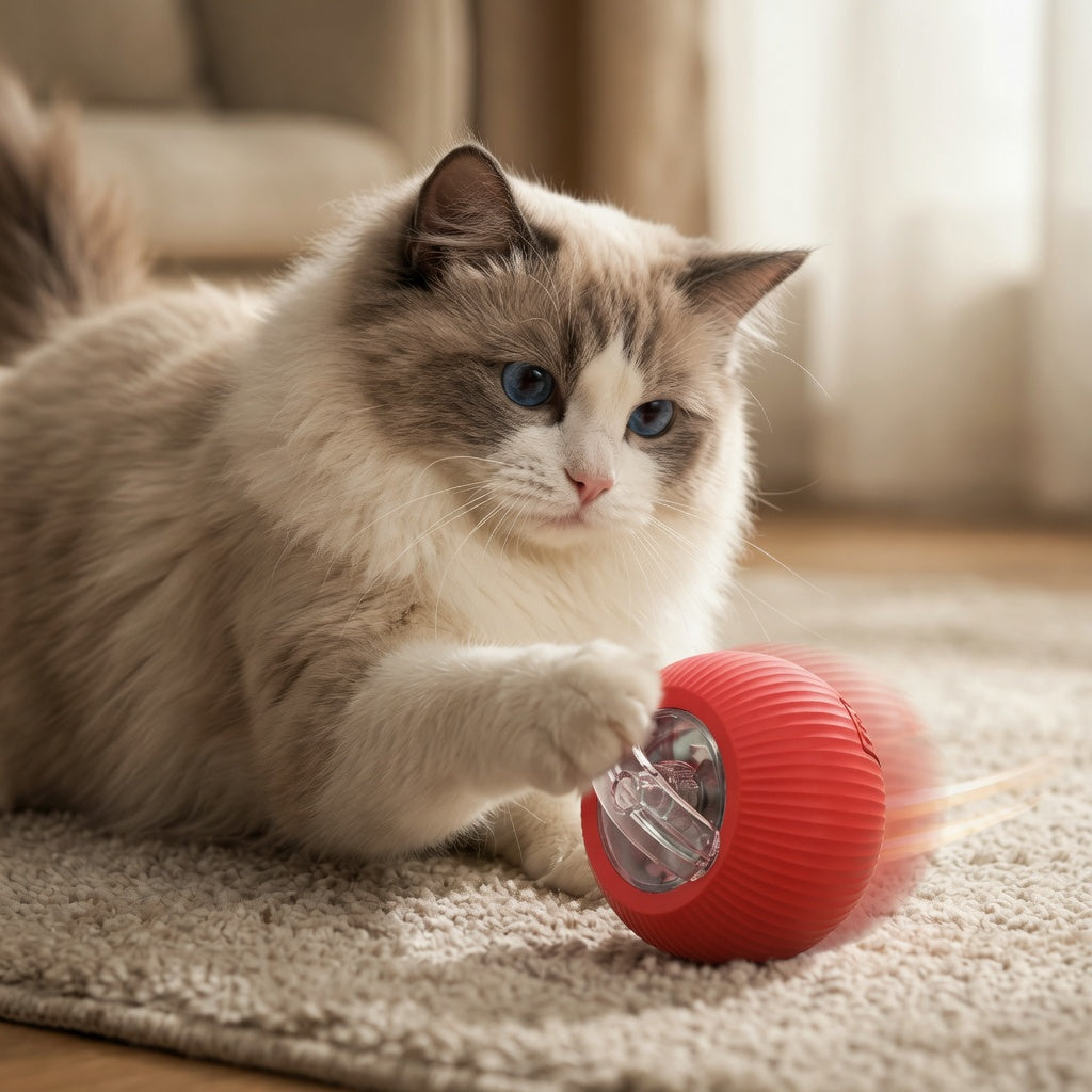 Interactive Cat Feather Toy
