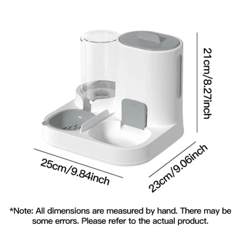 2-in-1 Pet Bowl – Food & Water Dispenser for Cats & Dogs