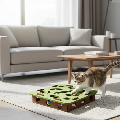 Interactive Cat Puzzle Toy