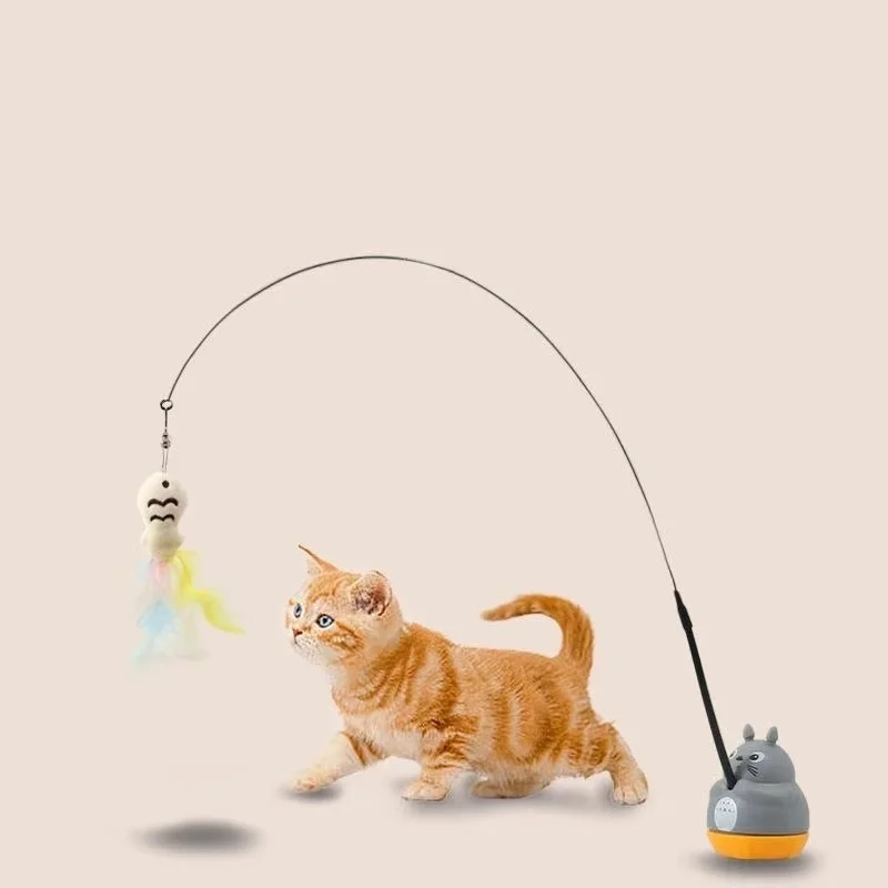 Cat Feather Fishing Stick