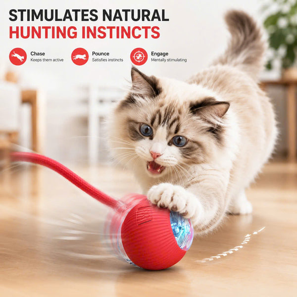 Interactive Cat Feather Toy